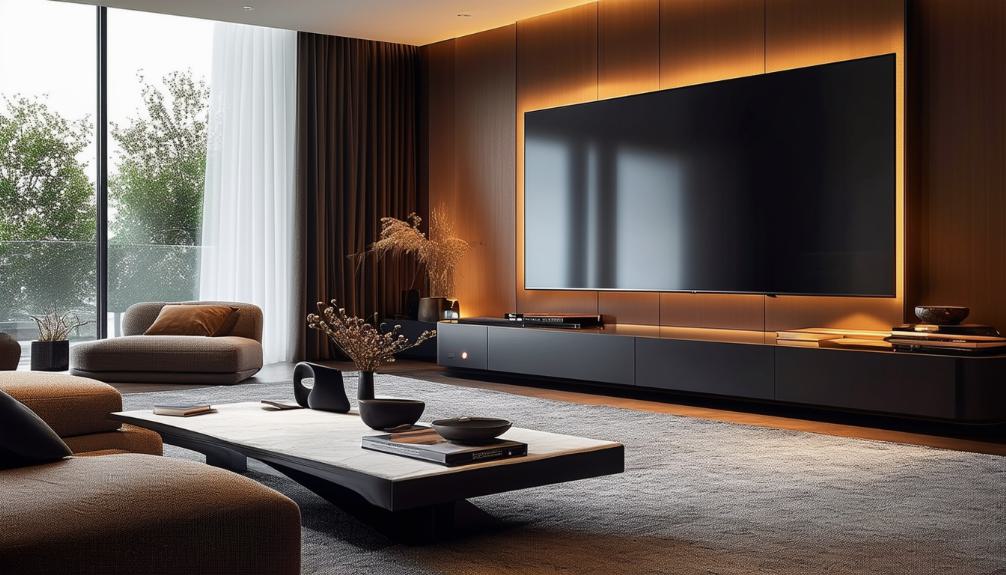 luxury tv with elegance